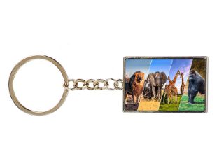 Obrázek z Klíčenka kov zoo zvířata 10cm 